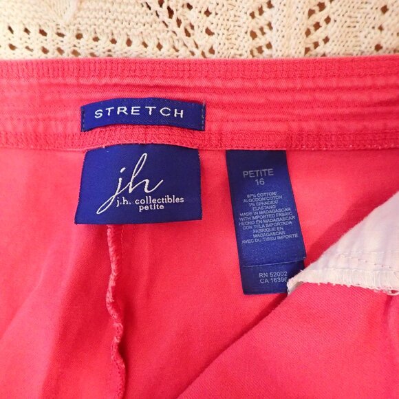 Women's dark pink capri pants - Picture 5 of 9